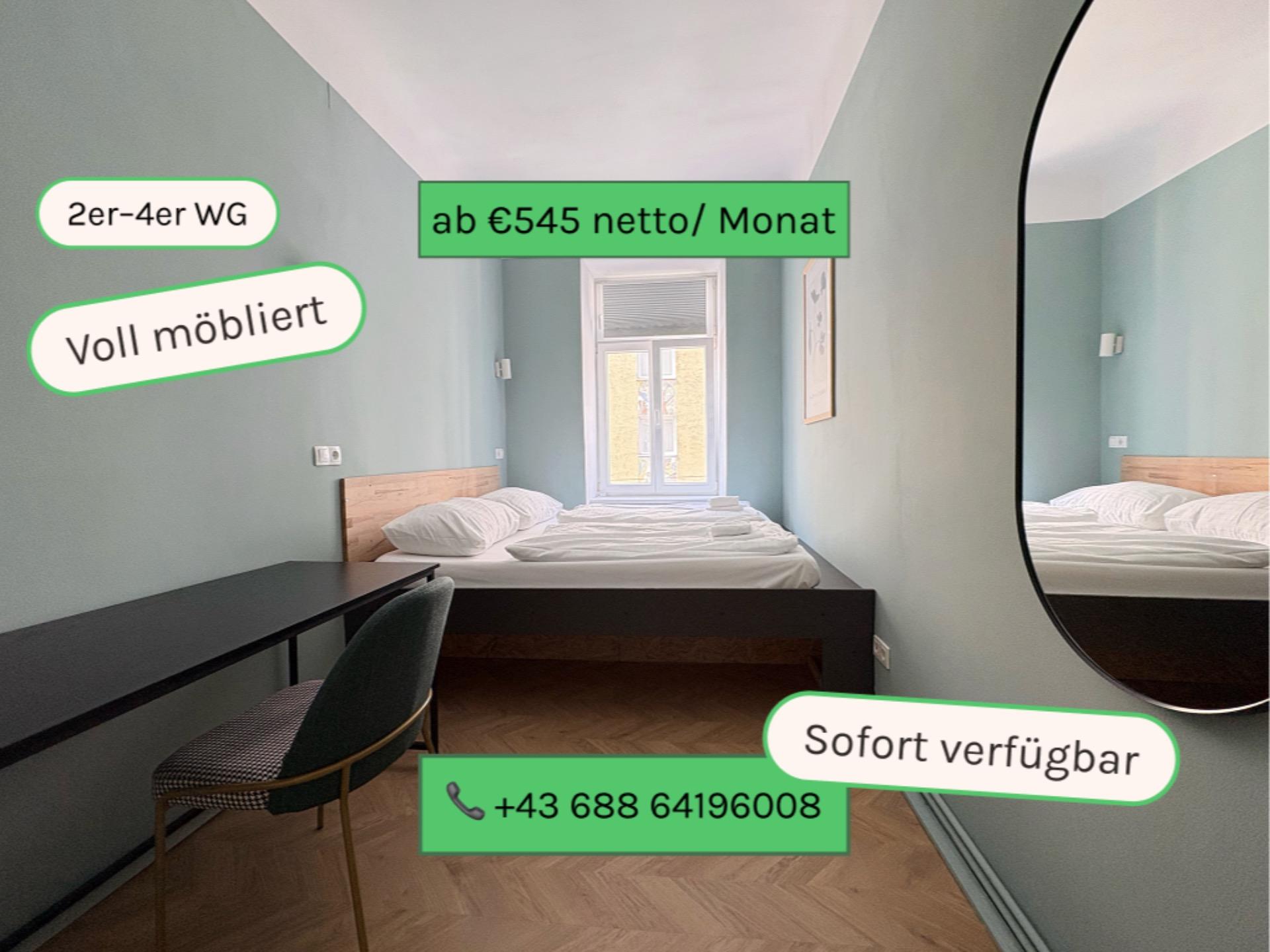 ab &euro;545 netto pro Monat | ampm Zimmer 1120 Wien 